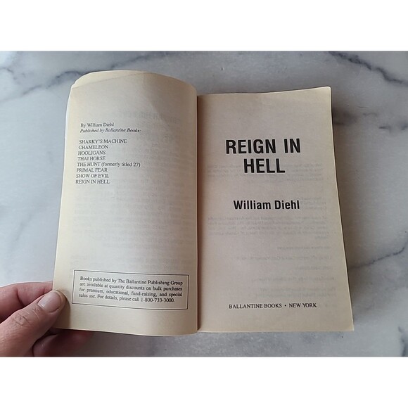 Reign in Hell by William Diehl (1998, Mass Market) - Picture 3 of 10